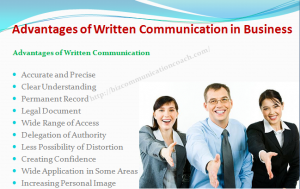 Advantages of Written Communication in Business