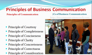 Principles of Business Communication