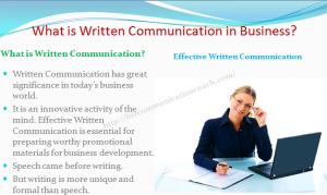 What is Written Communication in Business-Effective Written Communication