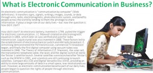 What is Electronic Communication