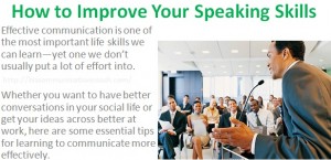 How to Improve Your Speaking Skills