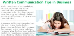 Written Communication Tips